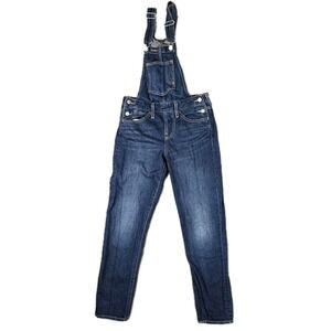 Levi's Overalls‎ Women's XS Premium Big E denim bibs coverall dark Cottagecore